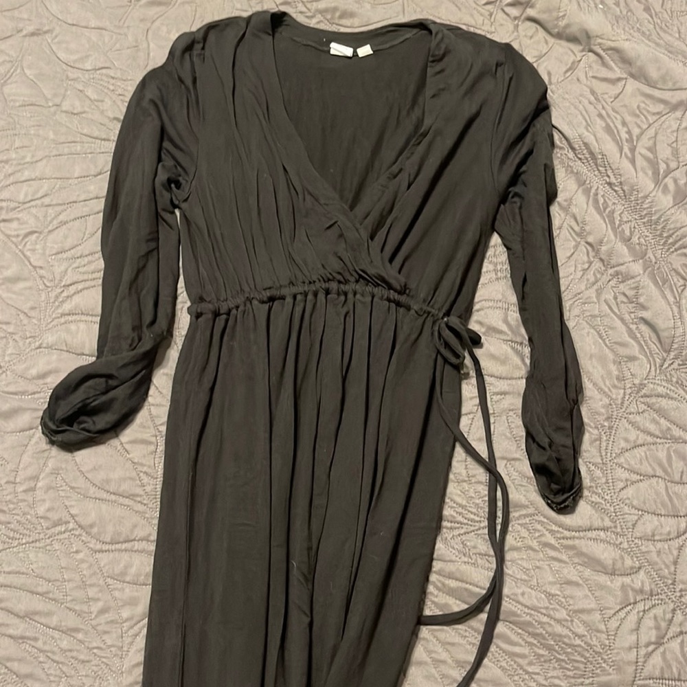 Black maternity jumpsuit